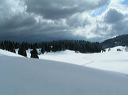 paysage de neige dans le Jura